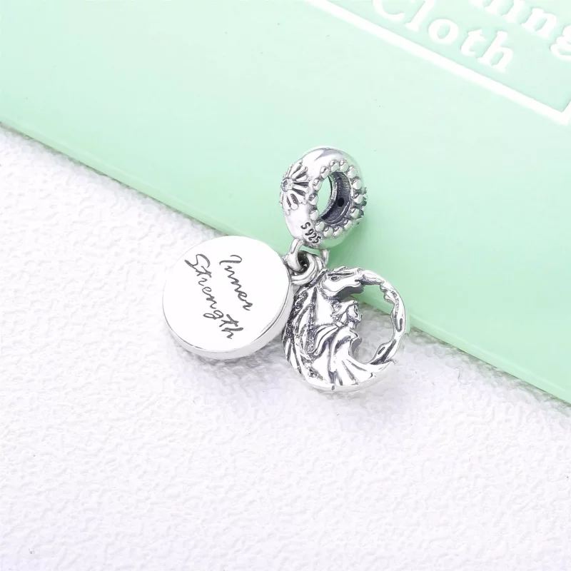 (imagen para) Charm Colgante PANDORA de Elsa y Nokk Frozen - 798456C01 - Ver 4