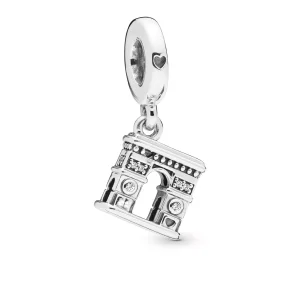 (imagen para) Charm Colgante PANDORA en plata de ley Arco triunfal 798127CZ