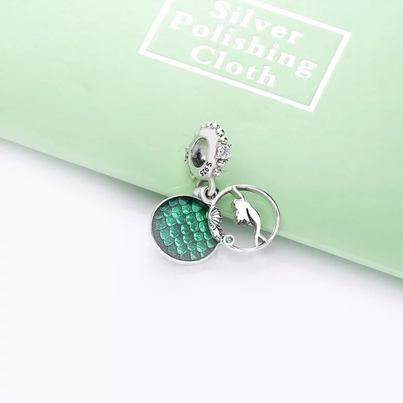 (imagen para) Charm Colgante PANDORA en plata de ley Ariel - 798231CZ - Ver 2