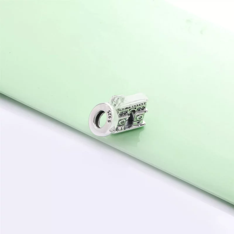 (imagen para) Charm Colgante PANDORA en plata de ley Notre Dame 798257CZ - Ver 2