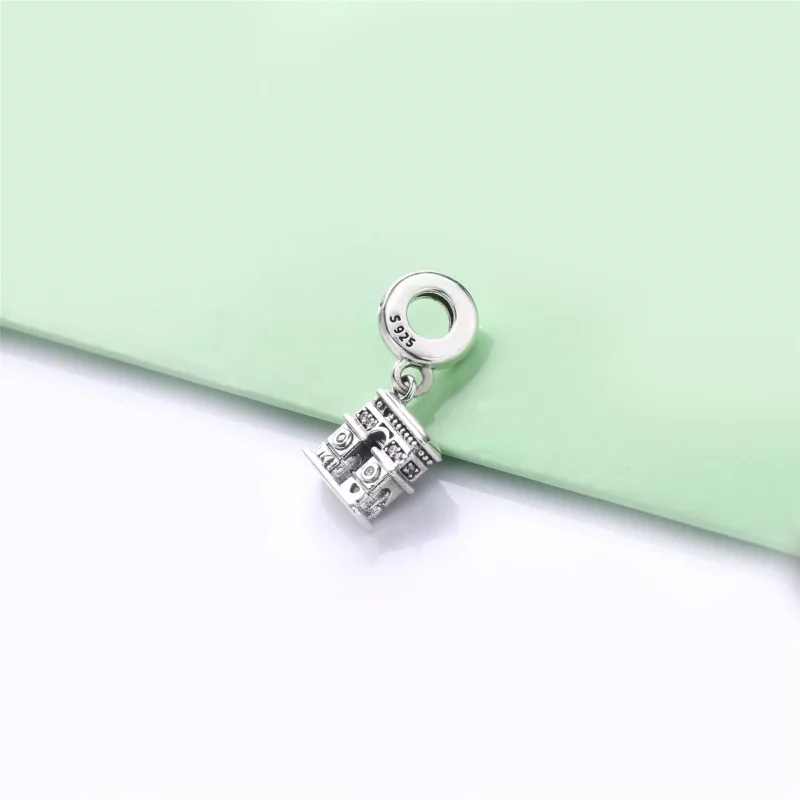 (imagen para) Charm Colgante PANDORA en plata de ley Notre Dame 798257CZ - Ver 3