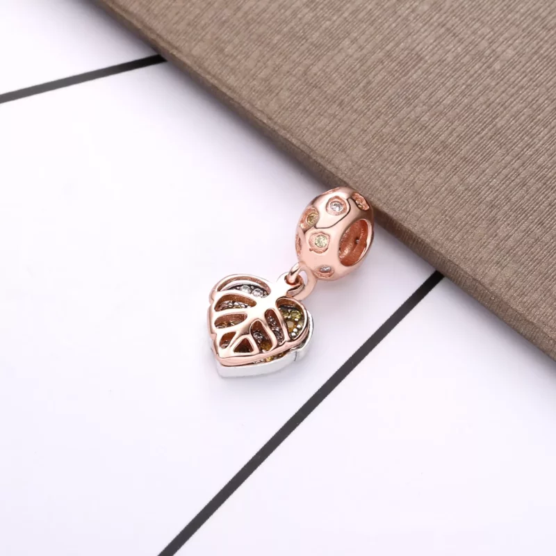 (imagen para) Charm Colgante PANDORA Hojas resplandecientes - 788247CZ - Ver 4
