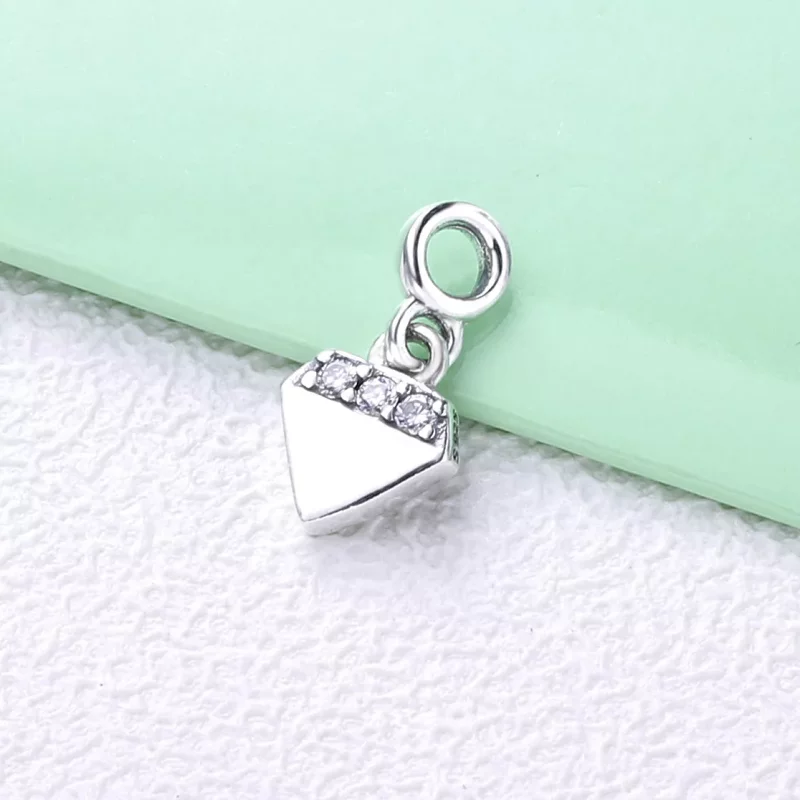(imagen para) Charm colgante PANDORA Mi Diamante Brillante - 798368CZ - Ver 2