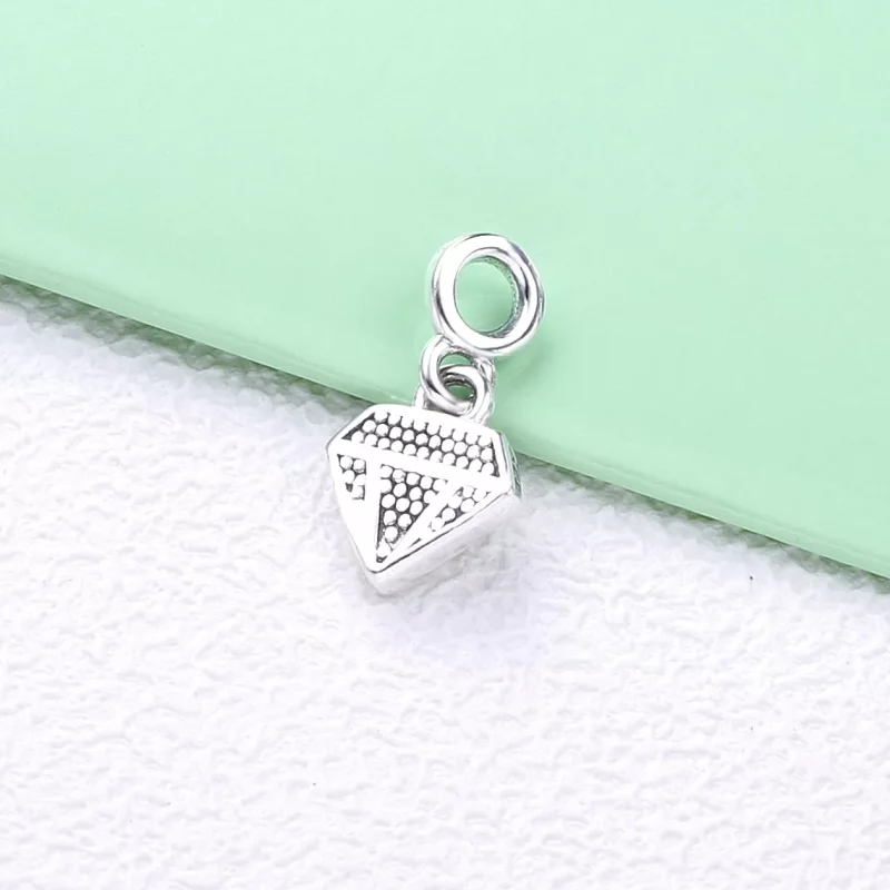 (imagen para) Charm colgante PANDORA Mi Diamante Brillante - 798368CZ - Ver 3