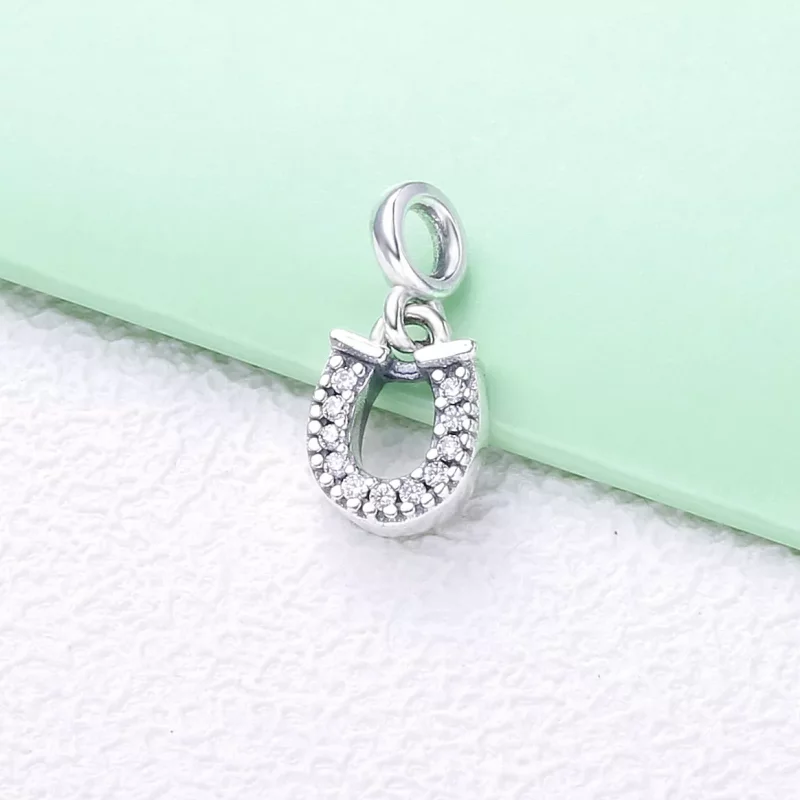 (imagen para) Charm colgante PANDORA Mi Herradura de la Suerte - 798379CZ - Ver 2