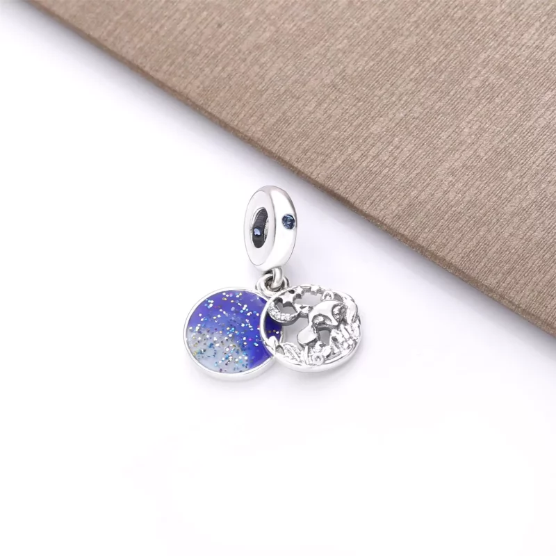(imagen para) Charm Colgante PANDORA Zorro y Conejo - 798239NMB - Ver 3
