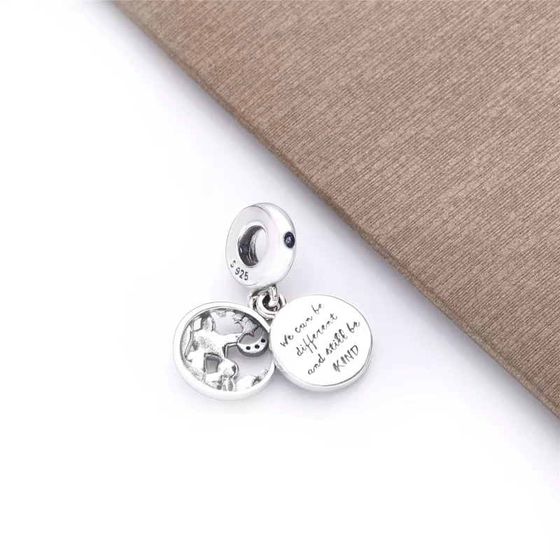 (imagen para) Charm Colgante PANDORA Zorro y Conejo - 798239NMB - Ver 4