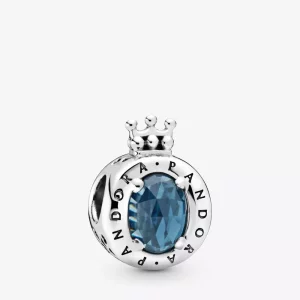 Charm Corona Pandora O Azul resplandeciente - 798266NMB (imagen para) Charm Corona Pandora O Azul resplandeciente - 798266NMB