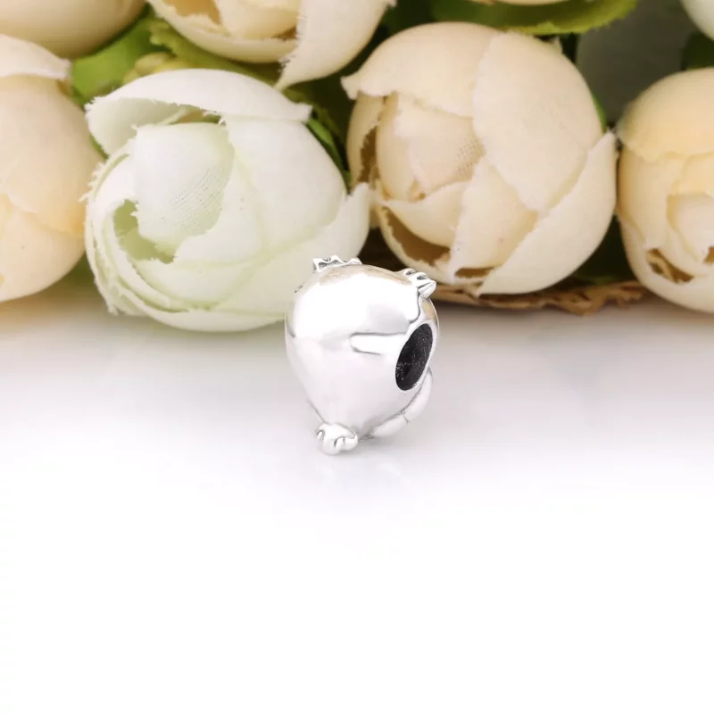 (imagen para) Charm PANDORA Búho reluciente - 798397NBCB - Ver 4