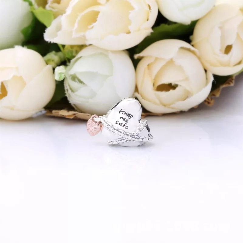(imagen para) Charm PANDORA Corazón encadenado - 788344 - Ver 2