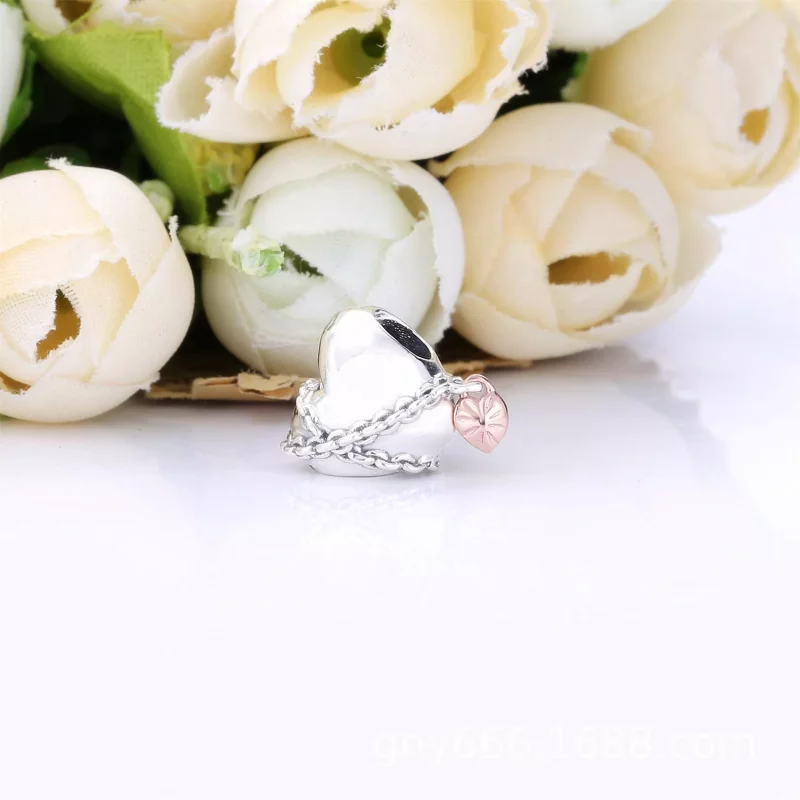 (imagen para) Charm PANDORA Corazón encadenado - 788344 - Ver 3