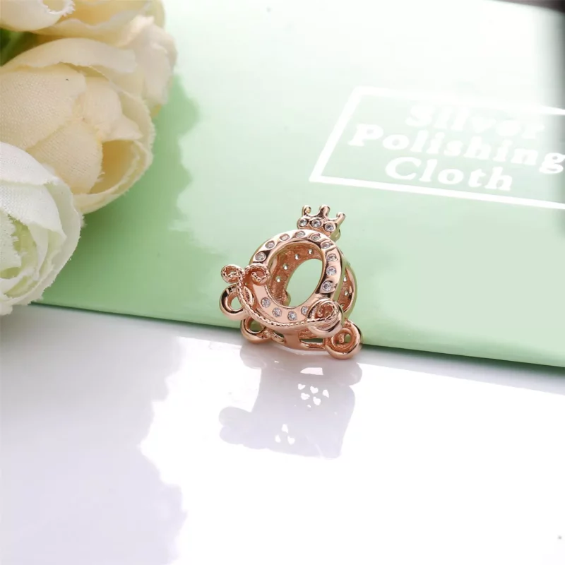 (imagen para) Charm PANDORA en PANDORA Rose Corona O Carro 788129CZ - Ver 4