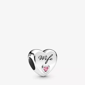 (imagen para) Charm PANDORA en plata de ley Amor de Esposa Corazón 798249PCZ