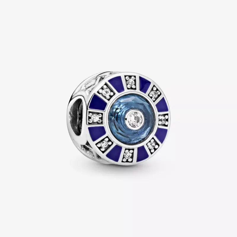 (imagen para) Charm PANDORA en plata de ley Mosáico Azul - 798031EN195