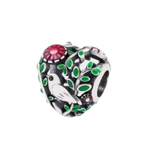 (imagen para) Charm PANDORA en plata de ley Pájaro de primavera P-D-2631