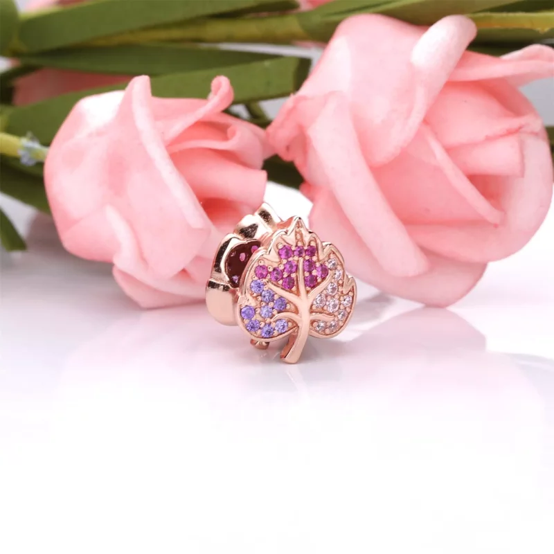 (imagen para) Charm PANDORA Hoja con pavé deslumbrante - 788322NPMMX - Ver 2