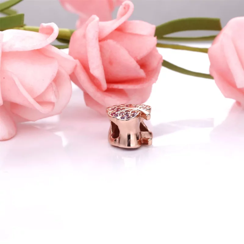 (imagen para) Charm PANDORA Hoja con pavé deslumbrante - 788322NPMMX - Ver 4