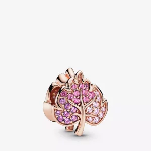 (imagen para) Charm PANDORA Hoja con pavé deslumbrante - 788322NPMMX