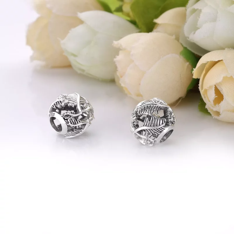 (imagen para) Charm PANDORA Hojas caladas - 798241 - Ver 2