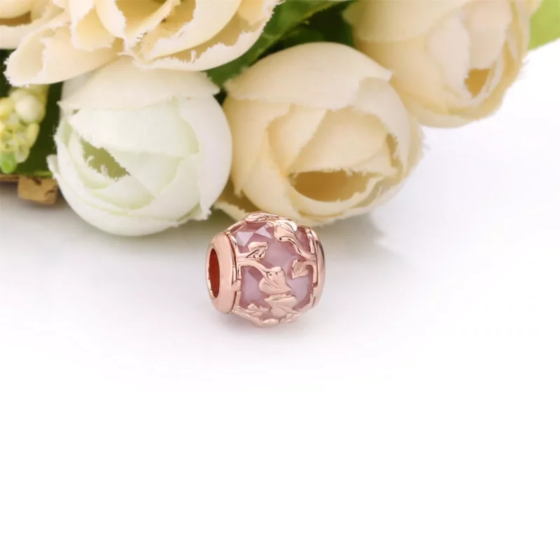 (imagen para) Charm PANDORA Hojas decorativas rosas - 788238SSP - Ver 2
