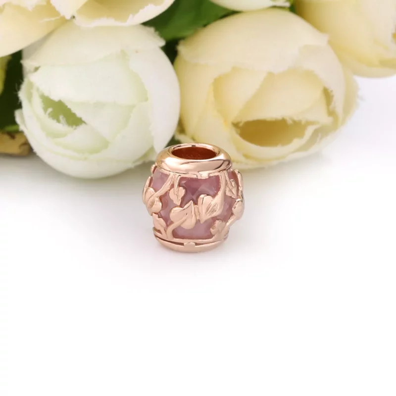 (imagen para) Charm PANDORA Hojas decorativas rosas - 788238SSP - Ver 3