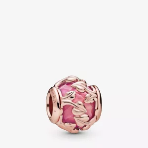 (imagen para) Charm PANDORA Hojas decorativas rosas - 788238SSP