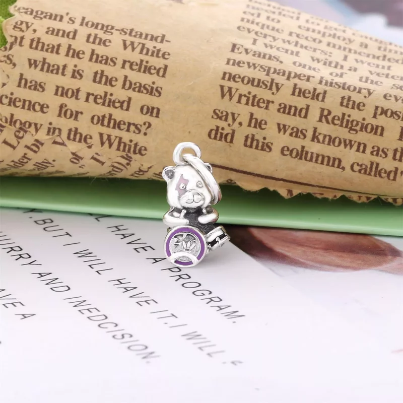 (imagen para) Charm PANDORA Oso Theodore banda punk - 798281ENMX - Ver 2