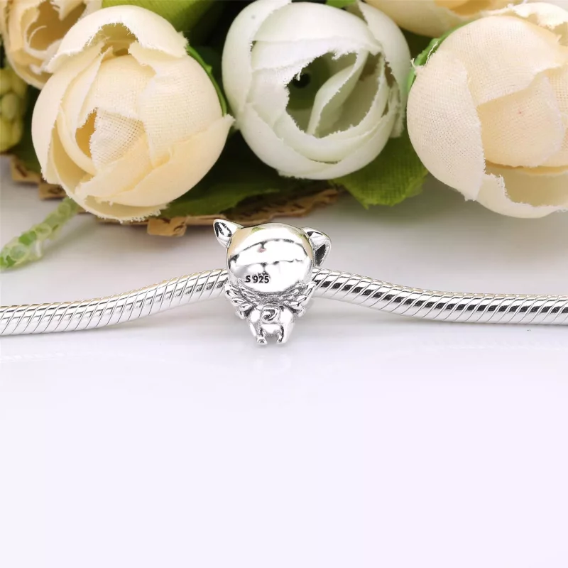 (imagen para) Charm PANDORA Pippo el Cerdo volador - 798253 - Ver 4