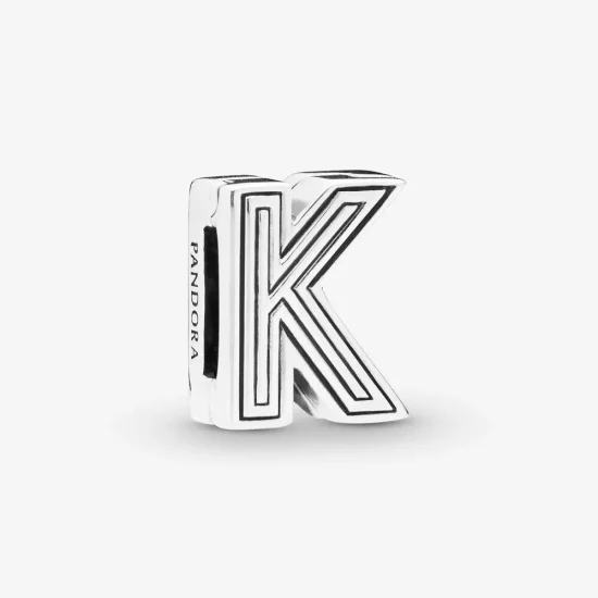 (imagen para) Charm Reflexions PANDORA en plata de ley Letra K - 798207