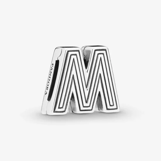 (imagen para) Charm Reflexions PANDORA en plata de ley Letra M - 798209