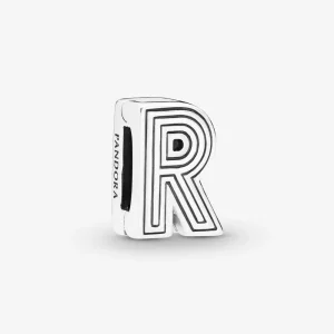(imagen para) Charm Reflexions PANDORA en plata de ley Letra R - 798214