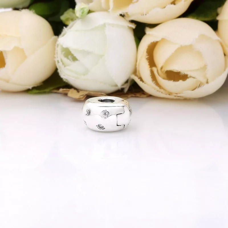 (imagen para) Clip PANDORA Hojas centelleantes - 798345CZ - Ver 2