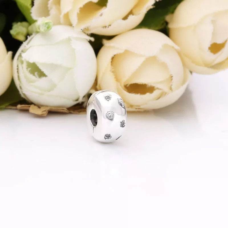 (imagen para) Clip PANDORA Hojas centelleantes - 798345CZ - Ver 3