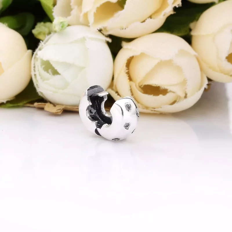 (imagen para) Clip PANDORA Hojas centelleantes - 798345CZ - Ver 4