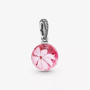 (imagen para) Colgante PANDORA en plata Flor de melocotón Flor 798082CZ