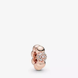 (imagen para) Espaciador PANDORA pulido con pavé - 788310CZ