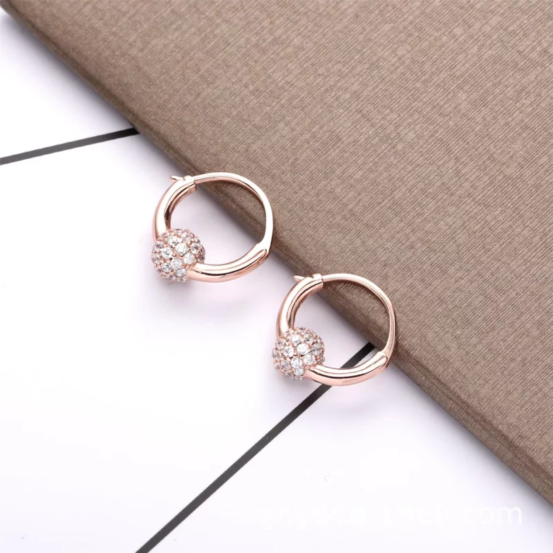 (imagen para) Pendientes de aro PANDORAen Pavé - 288294CZ - Ver 2