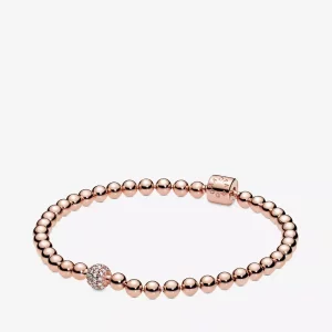 (imagen para) Pulsera PANDORA de cuentas y pavé - 588342CZ