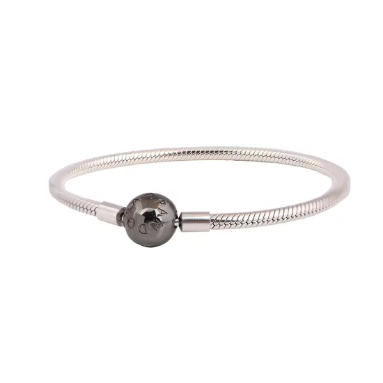 (imagen para) Pulsera PANDORA Moments en plata de ley Black Clasp P-D-2689