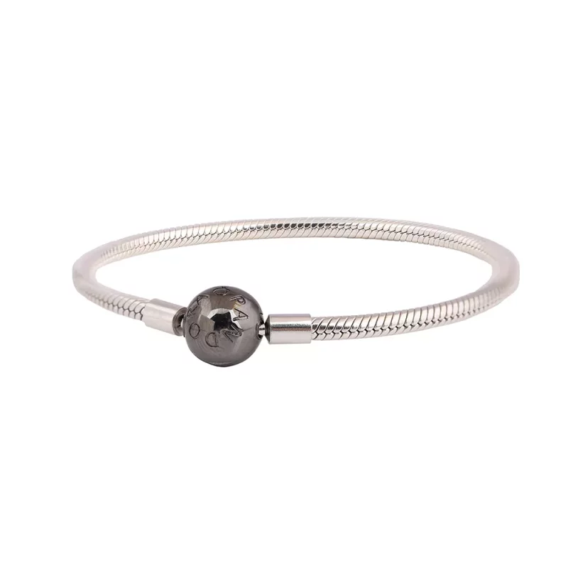 (imagen para) Pulsera PANDORA Moments en plata de ley Black Clasp P-D-2689