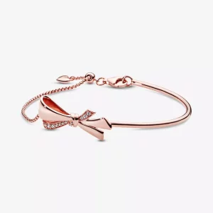 (imagen para) Pulsera Rígida PANDORA con Ornate Bow 587242CZ