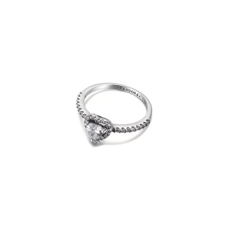 (imagen para) Anillo de corazón elevado PANDORA - 198421C01 - Ver 2