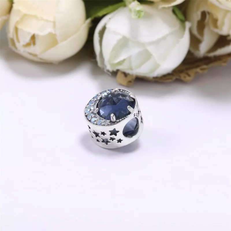 (imagen para) Charm PANDORA Luna y Cielo Nocturno - 798524C01 - Ver 4