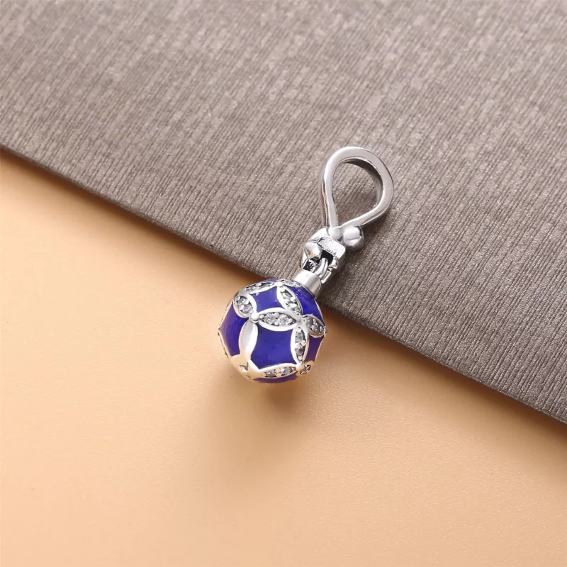 (imagen para) Encanto colgante PANDORA Azul Adorno de Navidad - 798512C01 - Ver 2