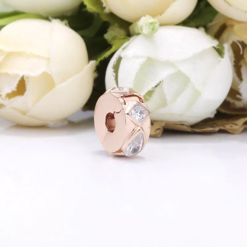 (imagen para) PANDORA Abalorio Clip de Formas Geométricas - 788429C01 - Ver 4