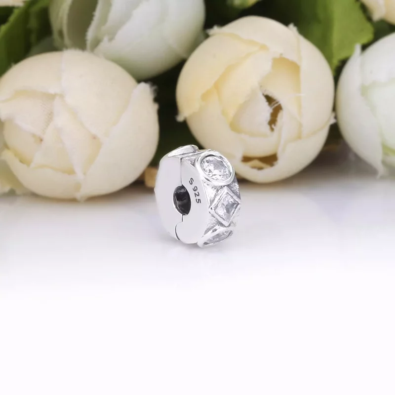 (imagen para) PANDORA Abalorio Clip Formas Geométricas - 798463C01 - Ver 2