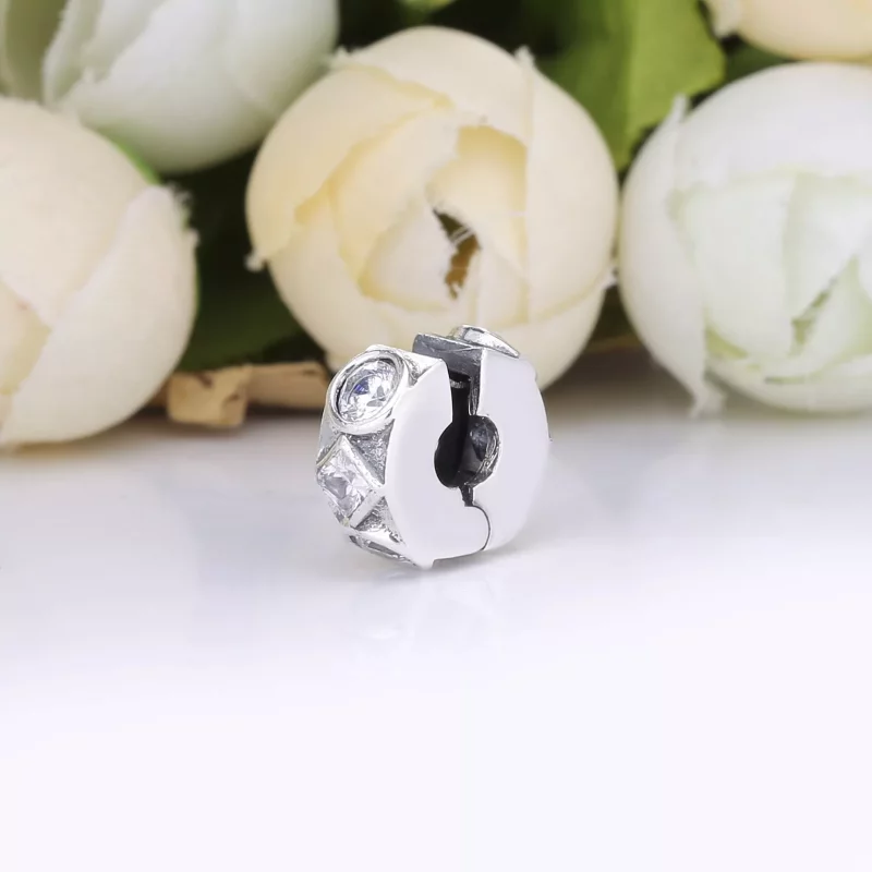 (imagen para) PANDORA Abalorio Clip Formas Geométricas - 798463C01 - Ver 4