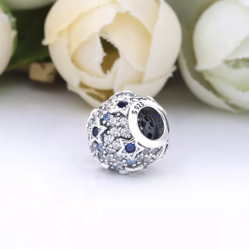 (imagen para) PANDORA Encanto de Estrellas Elevadas Pavé - 798467C01 - Ver 4