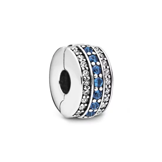 (imagen para) Clip de línea azul brillante Pandora - 798480C01