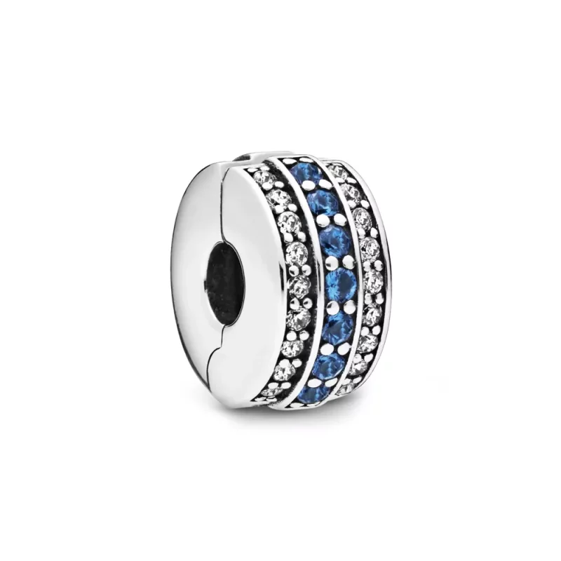 (imagen para) Clip de línea azul brillante Pandora - 798480C01